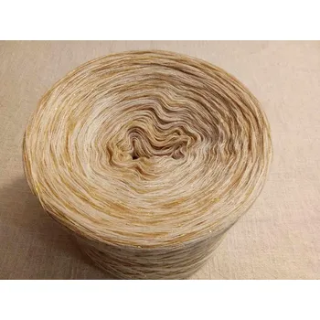 Příze Merino Sněhová královna 5-nitka 1000m s lurexovou nitkou (Merino klubko Sněhová královna s lurexem)