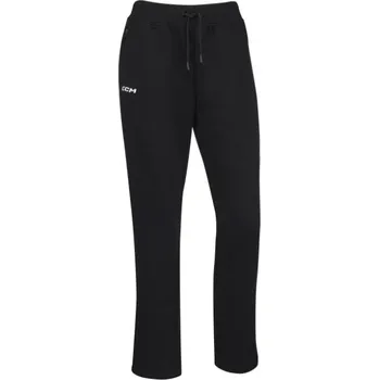 Pánské kalhoty Kalhoty CCM Locker Room Tapered Pant SR, Senior, S, černá CCM