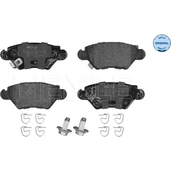 Brzdová destička Sada brzdových destiček, kotoučová brzda MEYLE 025 232 5817/W