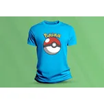 Dětské bavlněné tričko Pokémon. velikost 152 Azurová