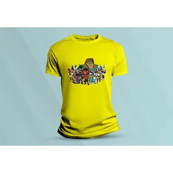 Chlapecké oblečení Dětské bavlněné tričko Transformers. Žlutá velikost 104 (3-4 roky)