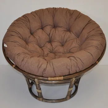 Papasan Ratanový papasan 115 cm hnědý Hnědý melír