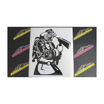 Samolepící dekorace SAMOLEPKA Hasič 012 pravá (10 - červená) NA AUTO, NÁLEPKA, FÓLIE, POLEP, TUNING, VLASTNÍ TEXT, TISK, AUTOSAMOLEPKY.cz, POLEPY, OBRÁZEK, LOGO, SAMOLEPKY