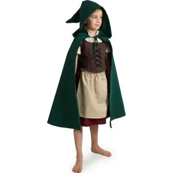 Digitální kamera Dětský plášť Hobit, tmavě zelený Velikost 146/152