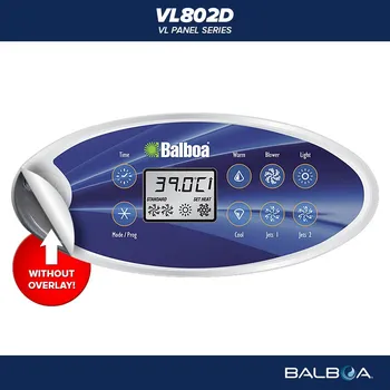 Balboa Water Group Balboa Ovládací panel VL802D - bez nálepky - 54562-01