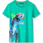 CHLAPECKÉ TRIČKO S DINOSAUREM MC9278 Velikost: 98, Barva: Zelená