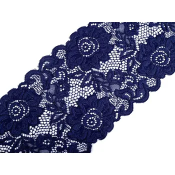 Krajka Elastická krajka / vsadka / běhoun šíře 14 cm