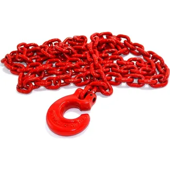Lany Lesnický řetěz kulatý 6 mm 2,24 t s c-hákem, 2,5 m
