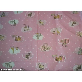 LÁTKA - LÁTKY - METRÁŽ - ZVÍŘÁTKA obláčky