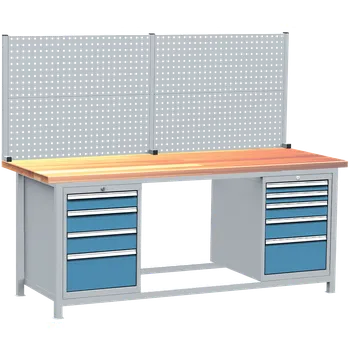 Dílenský stůl Svařovaný dílenský pracovní stůl DPJ203, šíře 2000 mm, slevy