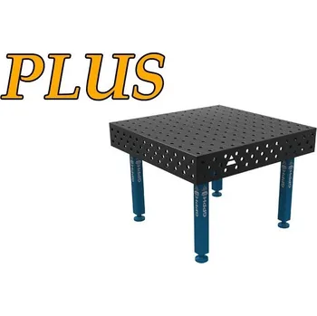 Dílenský stůl GPPH Svařovací stůl PLUS (12mm) – 1200x1200mm - díry o průměru 16mm, mřížka 100x100mm, nohy