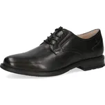 Pánské kožené polobotky 9-13200-42-022 Caprice černé Barva: black nappa, Velikost: 44