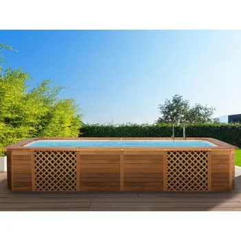 Bazén Technypools NATURAL WOOD PREMIUM 700 7,10 x 3,20 x 1,25 m (0404KS)