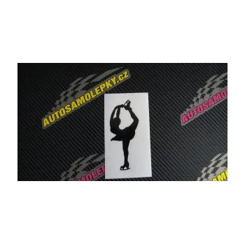 Polep vozidla Krasobruslení 011 levá krasobruslařka (17 - šedá) SAMOLEPKA NA AUTO, NÁLEPKA, FÓLIE, POLEP, TUNING, VLASTNÍ TEXT, TISK, AUTOSAMOLEPKY.cz, POLEPY, OBRÁZEK, LOGO, 3D STICKERS