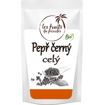 Koření Pepř černý celý Bio 125 g LES FRUITS DU PARADIS