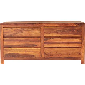 Knihovna AV interiery Komoda GANI KMH 160x45x80 z masívu palisandru Odstín palisandru: světle medová