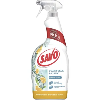 Univerzální čisticí prostředek Savo Univerzální dezinfekční sprej pomeranč/citronová tráva 700 ml