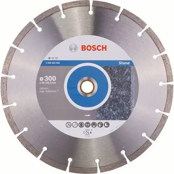 Pilový kotouč BOSCH Standard for Stone Diamantový dělicí kotouč, 300x20/25,40x3,1x10mm 2608602602 free_store_pickup