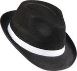 Widmann Černý mafiánský klobouk s bílou…