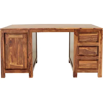 Knihovna AV interiery Psací stůl Gani PS, indický nábytek s masívu palisandru Odstín palisandru: světle medová