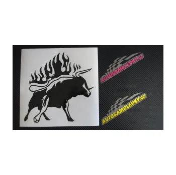 Samolepicí dekorace na vozidlo Animal flames 055 pravá býk (19 - modrá dynamic) SAMOLEPKA NA AUTO, NÁLEPKA, FÓLIE, POLEP, TUNING, VLASTNÍ TEXT, TISK, AUTOSAMOLEPKY.cz, POLEPY, OBRÁZEK, LOGO, 3D STICKERS