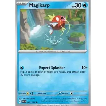 Sběratelská karetní hra Pokémon PAL 042/193 Magikarp - Paldea Evolved Stav: Near Mint, Verze: REVERSE HOLO