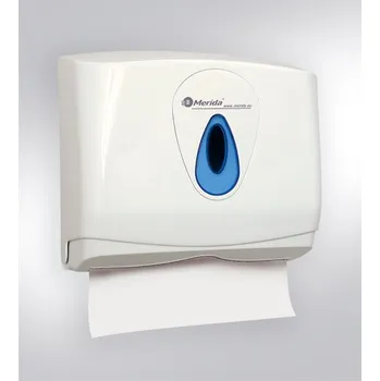 Držák kuchyňských utěrek Zásobník na skládané papírové ručníky Merida Top Mini bílý modrá