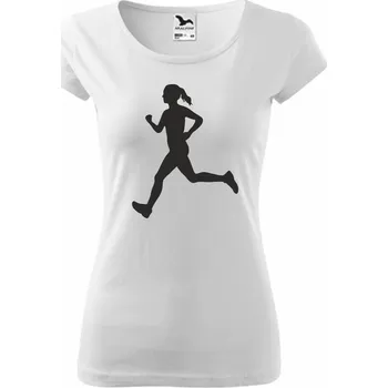 ON-DESIGN Dámské tričko s BĚŽKYNÍ Velikost: 3XL, Barva: bílá