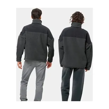 Pánská mikina Jack Wolfskin Fleecová mikina Maarweg Jkt 1711241 Šedá Regular Fit M