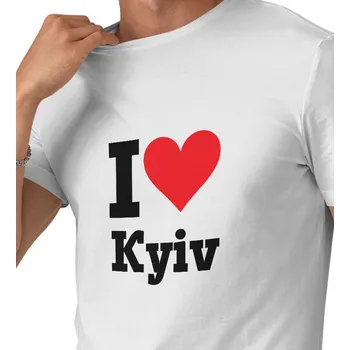 Pánské tričko Pánské triko - I love Kyiv 4XL