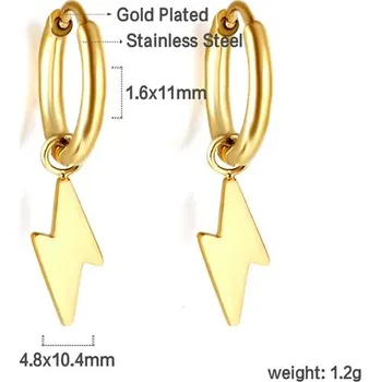 Náušnice Luxusní nerezové náušnice s přívěsky - 592G