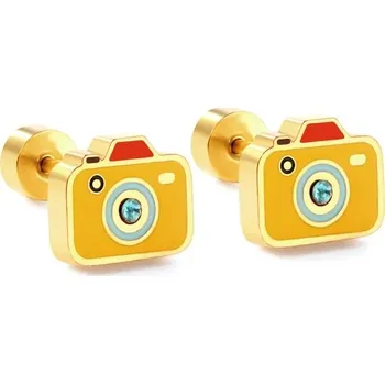 Náušnice Dívčí náušnice z nerezové oceli - 206G