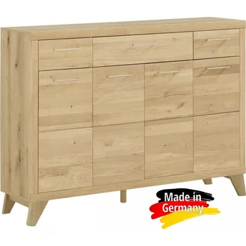 Komoda Velká dřevěná komoda divoký dub masiv - BERLIN BERLIN-S03-2N