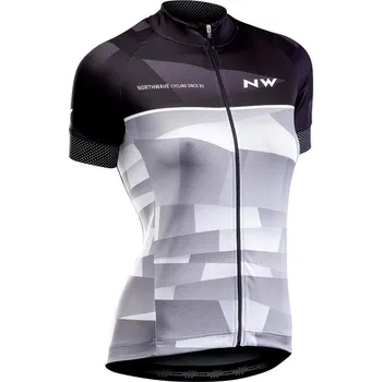 cyklistický dres Dres Northwave Origin wmn black/grey XXL