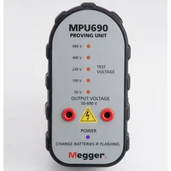 Multimetr Megger MPU690 MPU690 průchodnosti jednotka pro 2-pólové zkoušečky napětí, 1001-561, 1 ks