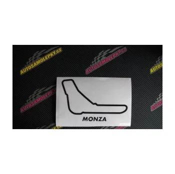 Samolepící dekorace SAMOLEPKA Okruh Monza (10 - červená) NA AUTO, NÁLEPKA, FÓLIE, POLEP, TUNING, VLASTNÍ TEXT, TISK, AUTOSAMOLEPKY.cz, POLEPY, OBRÁZEK, LOGO, SAMOLEPKY