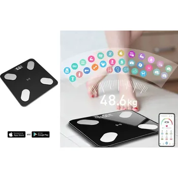 Osobní váha Bluetooth osobní váha s teploměrem a LED displejem