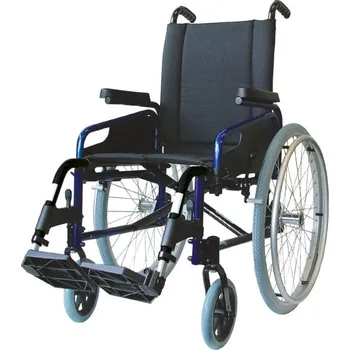 Invalidní vozík Invalidní vozík odlehčený pro amputáře PLURIEL—Barva modrá metalíza, šířka sedu 48cm