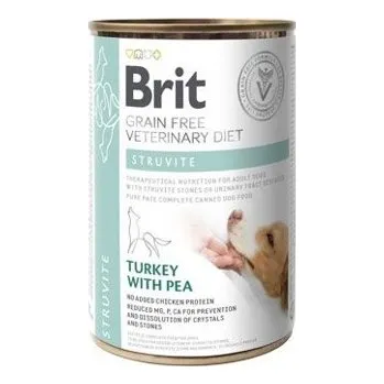 Pro psa Brit VD Dog GF Struvite Turkey with Pea konzerva 12x 400 g