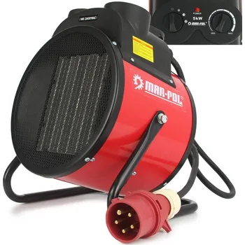 Průmyslové topidlo Elektrický průmyslový přímotop 5kW/400V MAR-POL