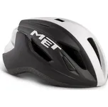 Přilba MET STRALE 2019 černá/bílá L (59-62cm)