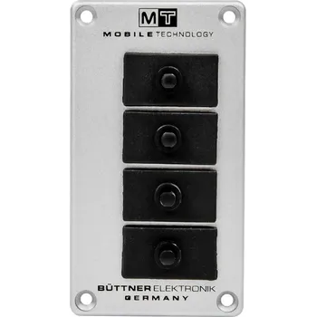Buttner Elektronik Pojistkový panel se čtyřmi tlačítky 6A / 8A / 10A / 12A