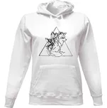 Dámská mikina s kapucí s potiskem Liška dámské