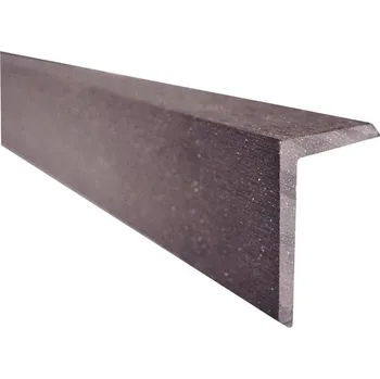 Ukončovací lišta pro WPC terasy 40 x 60 x 2200 mm Unvoc wood ořech