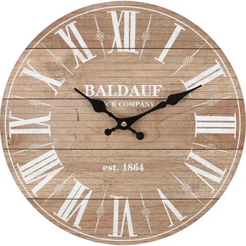 Nástěnné hodiny Baldauf v elegantním vintage stylu - průměr 34 cm