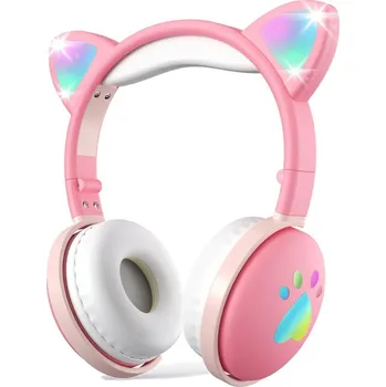 Sluchátka Bezdrátová sluchátka MOZOS KID-DOG-BT-PINK