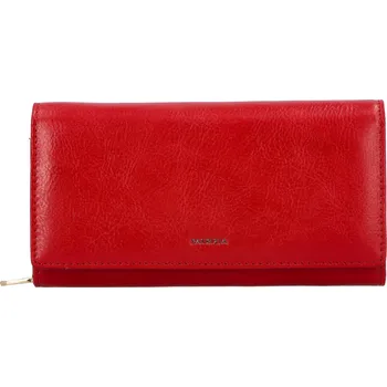 Peněženka Dámská kožená peněženka červená - Patrizia Nessee červená