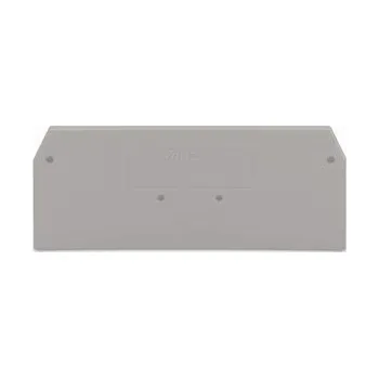 Rozvaděč Koncová bočnice a separátor Tloušťka 2,5 mm šedá WAGO 280-324