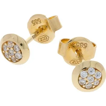 Náušnice Náušnice na puzetu s čirými zirkony