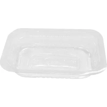 Jednorázové nádobí miska 137x96x25 mm, na zatavení - transparentní (100 ks/balení)